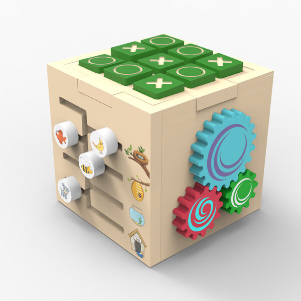 Multiactivity Wooden Cube - Image 5