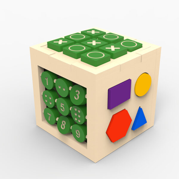 Multiactivity Wooden Cube - Image 6