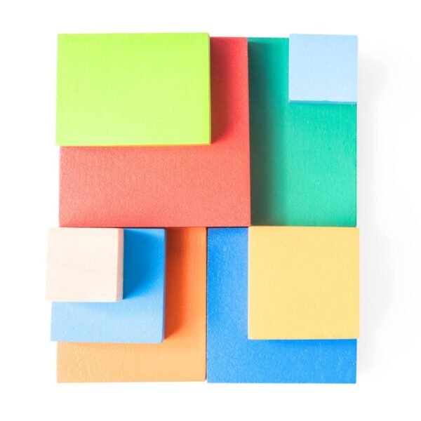 Rainbow Cube Blocks 2 1 - Jim n Jam