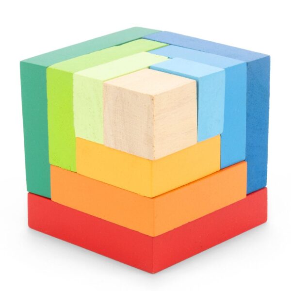 Rainbow Cube Blocks 3 1 - Jim n Jam