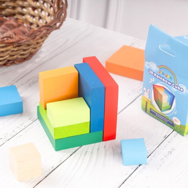 Rainbow Cube Blocks 5 - Jim n Jam