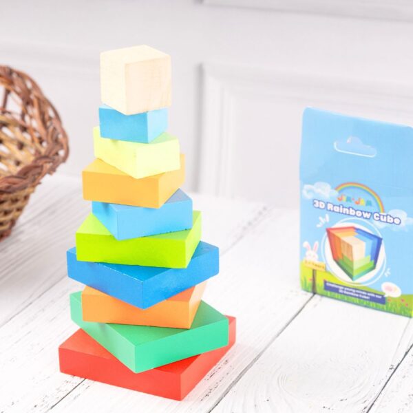 Rainbow Cube Blocks 6 - Jim n Jam