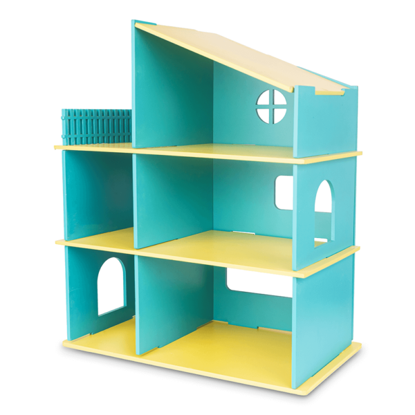 DIY Wooden Dollhouse Kit 3 - Jim n Jam