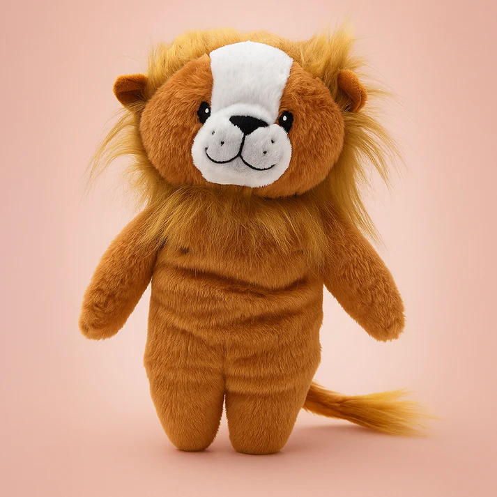 Jr. Braveheart – Flat Lion Plush Toy for Toddlers | Jimn Jam