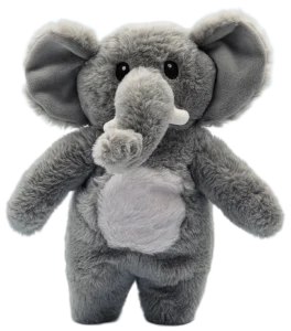 Jr. Nelly the Elephant Flat Plush Elephant Toy for Soothing Snuggles - Jim N Jam