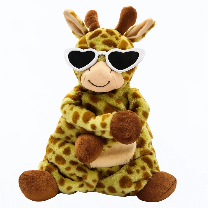 Raffi the Giraffe - Flat Plush Giraffe Toy for Tall Tales & Soft Moments