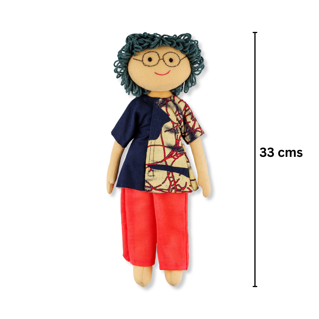 Dadu/Grandfather Handmade Rag Doll for Kids - Image 4